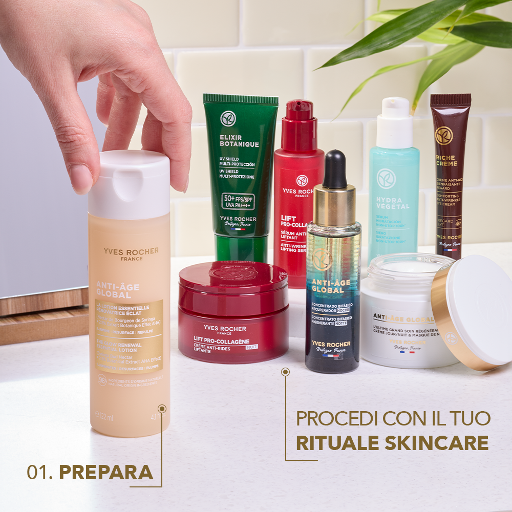 Routine lozione