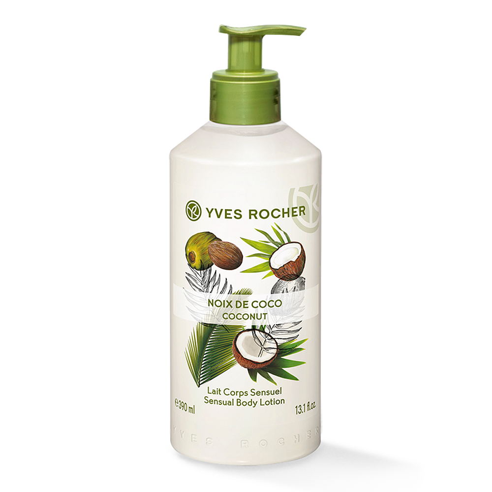 latte corpo noce di cocco 390ml yves rocher