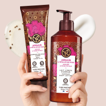 Set esfolia e nutri argan e petali rosa