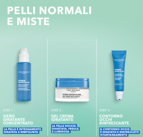 gel crema idratante hydra water plump - routine