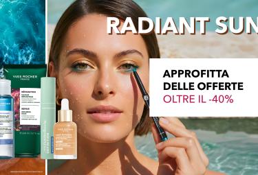flyer-radiant-sun ragazza che si trucca