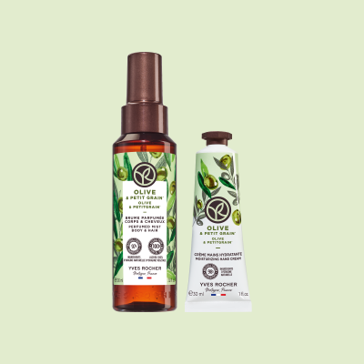 Set Dew & Silk - Oliva & Petit Grain