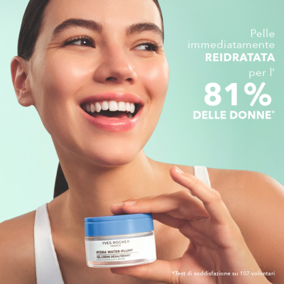 gel crema idratante hydra water plump - risultati